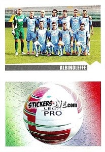 Sticker Squadra Albinoleffe - Pallone Ufficiale - Calciatori 2012-2013 - Panini