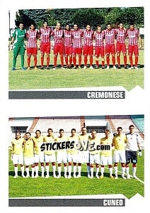 Cromo Squadra Cremonese - Cuneo - Calciatori 2012-2013 - Panini