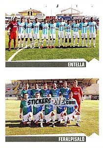 Figurina Squadra Entella - Feralpisalò - Calciatori 2012-2013 - Panini