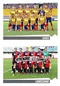 Sticker Squadra Lecce - Lumezzane - Calciatori 2012-2013 - Panini