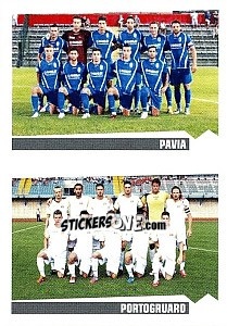 Cromo Squadra Pavia - Portogruaro - Calciatori 2012-2013 - Panini