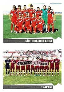 Sticker Squadra Südtirol/Alto Adige - Trapani - Calciatori 2012-2013 - Panini