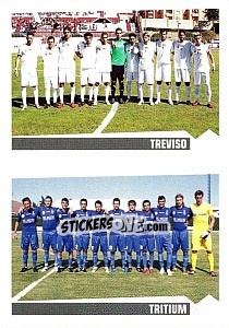 Sticker Squadra Treviso - Tritium - Calciatori 2012-2013 - Panini