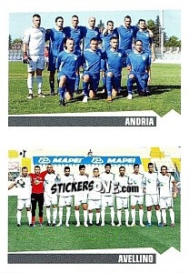 Sticker Squadra Andria - Avellino - Calciatori 2012-2013 - Panini