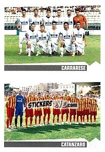 Cromo Squadra Carrarese - Catanzaro - Calciatori 2012-2013 - Panini