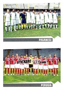 Sticker Squadra Paganese - Perugia - Calciatori 2012-2013 - Panini