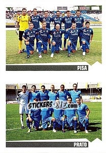 Cromo Squadra Pisa - Prato - Calciatori 2012-2013 - Panini