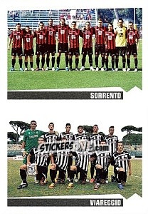 Sticker Squadra Sorrento - Viareggio - Calciatori 2012-2013 - Panini