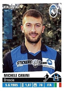 Sticker Michele Canini (Atalanta) - Calciatori 2012-2013 - Panini