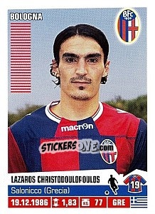 Sticker Lazaros Christodoulopoulos (Bologna) - Calciatori 2012-2013 - Panini