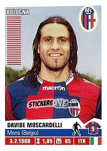 Figurina Davide Moscardelli (Bologna) - Calciatori 2012-2013 - Panini