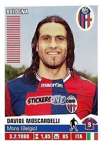 Sticker Davide Moscardelli (Bologna) - Calciatori 2012-2013 n. A9 - Panini