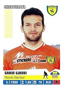 Cromo Samir Ujkani (ChievoVerona) - Calciatori 2012-2013 n. A21 - Panini