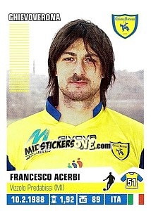 Cromo Francesco Acerbi (ChievoVerona) - Calciatori 2012-2013 - Panini