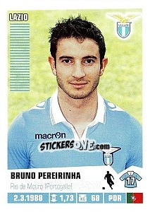 Figurina Bruno Pereirinha (Lazio) - Calciatori 2012-2013 - Panini