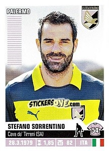 Sticker Stefano Sorrentino (Palermo) - Calciatori 2012-2013 - Panini