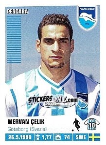 Sticker Mervan Çelik (Pescara) - Calciatori 2012-2013 n. A74 - Panini