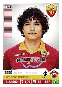 Sticker Dodó (Roma) - Calciatori 2012-2013 - Panini