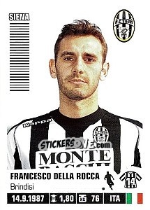 Cromo Francesco Della Rocca (Siena) - Calciatori 2012-2013 - Panini