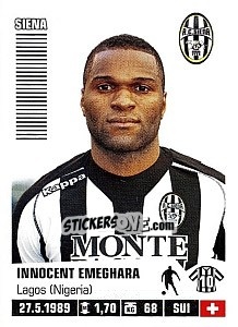 Sticker Innocent Emeghara (Siena) - Calciatori 2012-2013 - Panini