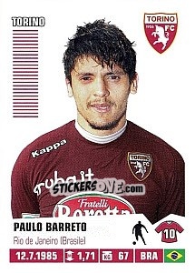 Cromo Paulo Barreto (Torino)