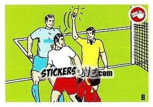 Sticker Cartellino giallo - Calciatori 2012-2013 n. R8 - Panini