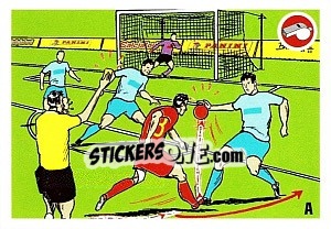 Sticker Fallo Di Mano (1 Of 2) - Calciatori 2012-2013 - Panini