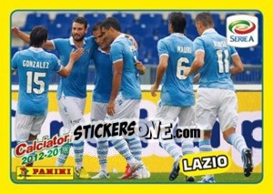 Figurina La Sorpresa - Lazio - Calciatori 2012-2013 - Panini