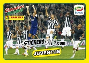 Sticker Campioni d'Inverno - Juventus - Calciatori 2012-2013 n. V6 - Panini