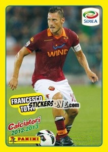 Sticker Alto Rendimento - Francesco Totti - Calciatori 2012-2013 n. V7 - Panini