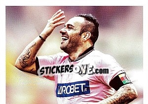 Cromo Fabrizio Miccoli  (1 of 2) - Calciatori 2012-2013 - Panini