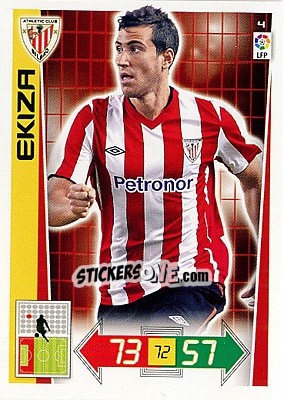 Sticker Ekiza - Liga BBVA 2012-2013. Adrenalyn XL n. 4 - Panini