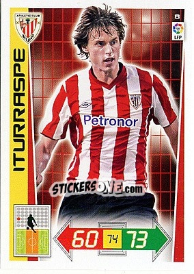 Sticker Iturraspe - Liga BBVA 2012-2013. Adrenalyn XL n. 8 - Panini