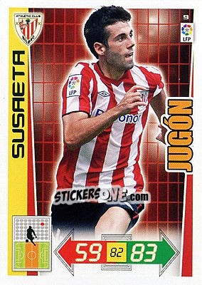 Sticker Susaeta - Liga BBVA 2012-2013. Adrenalyn XL n. 9 - Panini