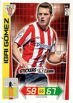 Figurina Ibai Gómez - Liga BBVA 2012-2013. Adrenalyn XL - Panini