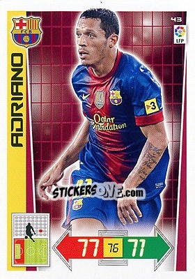 Figurina Adriano Correia - Liga BBVA 2012-2013. Adrenalyn XL - Panini