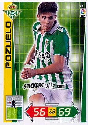Sticker Pozuelo - Liga BBVA 2012-2013. Adrenalyn XL n. 71 - Panini