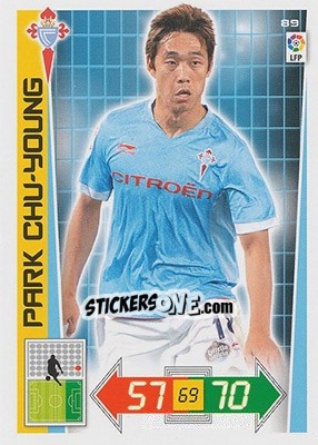 Sticker Park Chu-Young - Liga BBVA 2012-2013. Adrenalyn XL n. 89 - Panini