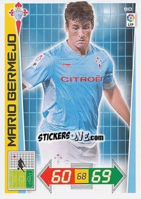 Sticker Mario Bermejo - Liga BBVA 2012-2013. Adrenalyn XL n. 90 - Panini