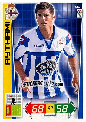 Sticker Aythami - Liga BBVA 2012-2013. Adrenalyn XL n. 95 - Panini