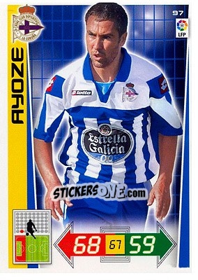 Sticker Ayoze - Liga BBVA 2012-2013. Adrenalyn XL n. 97 - Panini