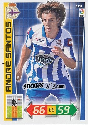 Sticker André Santos - Liga BBVA 2012-2013. Adrenalyn XL n. 101 - Panini