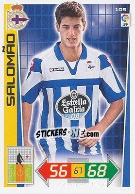 Sticker Salomâo - Liga BBVA 2012-2013. Adrenalyn XL n. 105 - Panini