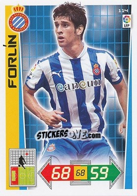 Sticker Forlín - Liga BBVA 2012-2013. Adrenalyn XL - Panini