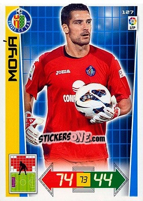 Sticker Moyá - Liga BBVA 2012-2013. Adrenalyn XL n. 127 - Panini