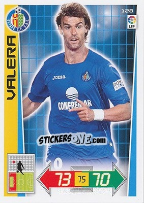 Sticker Valera - Liga BBVA 2012-2013. Adrenalyn XL n. 128 - Panini