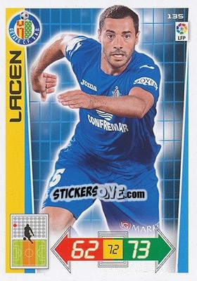 Sticker Lacen - Liga BBVA 2012-2013. Adrenalyn XL n. 135 - Panini