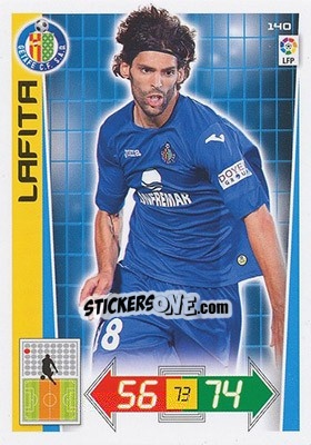 Sticker Lafita - Liga BBVA 2012-2013. Adrenalyn XL n. 140 - Panini