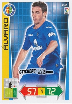 Sticker Álvaro - Liga BBVA 2012-2013. Adrenalyn XL n. 142 - Panini