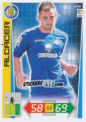 Sticker Alcácer - Liga BBVA 2012-2013. Adrenalyn XL n. 143 - Panini